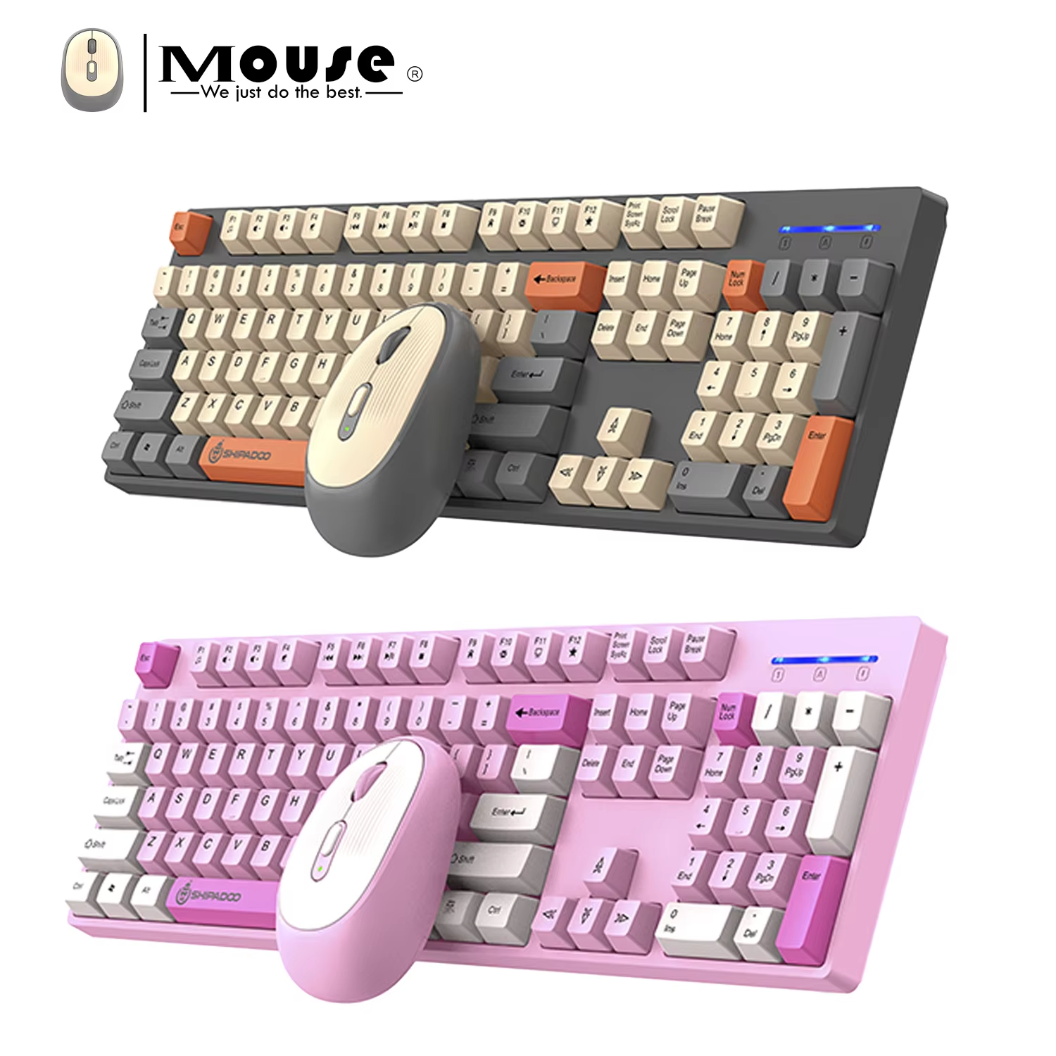Gaming Keyboard And Mouse Combo - 2.4G Wireless Keyboard Mouse Combo for