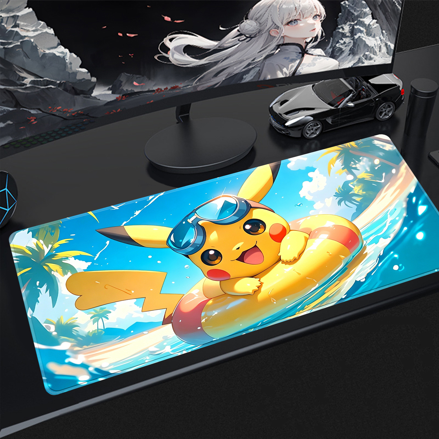 Gaming Keyboard Theme - Gaming Mouse Pad 900x400 PC Pokemon