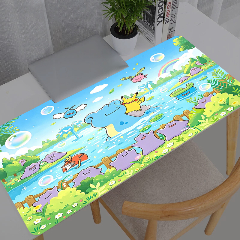 Gaming Keyboard Theme - Mouse Pad Pokemon Pikachu Anime Durable