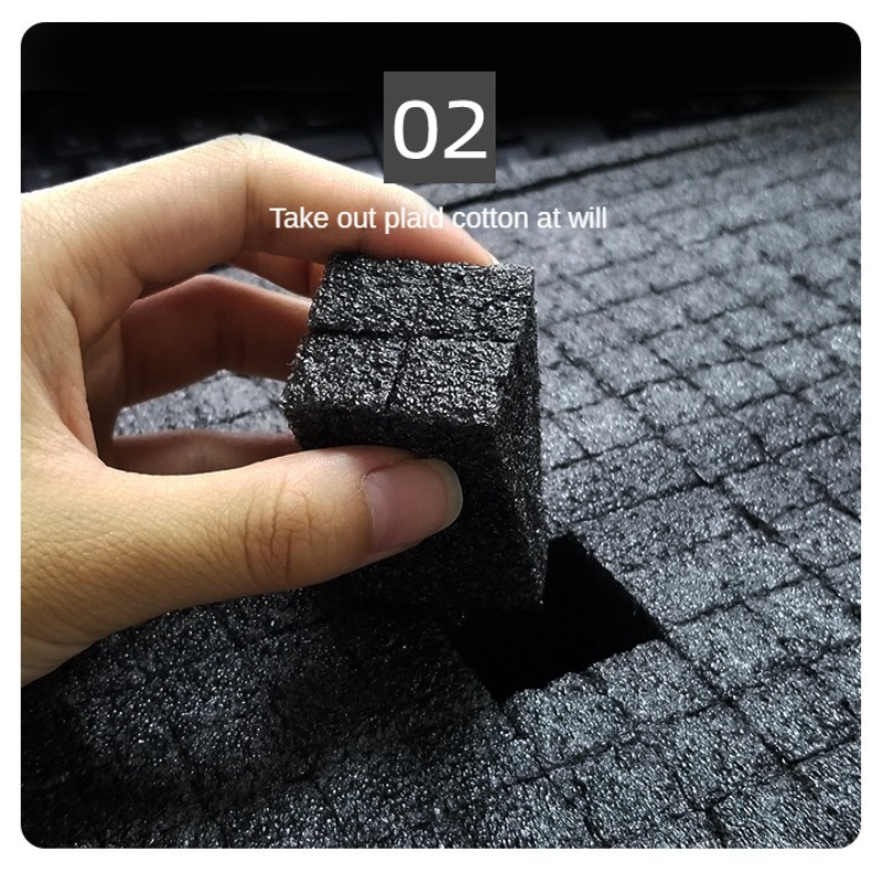 Polyurethane Foam Sheet - 50x30cm Pick Pluck Plaid Pearl Cotton