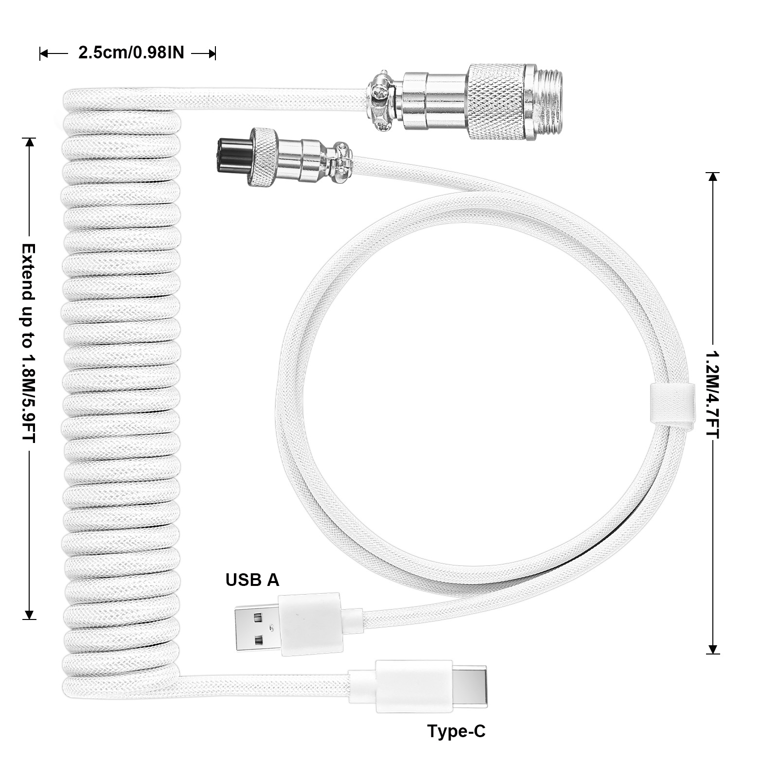 3m Type C Mechanical Keyboard  - Coiled Usb Cable incelemesi ve fiyatı