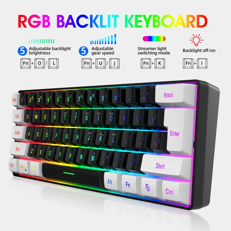 Keyboard and mouse 60% compute - Gaming Keyboard And Mouse Combo incelemesi ve fiyatı