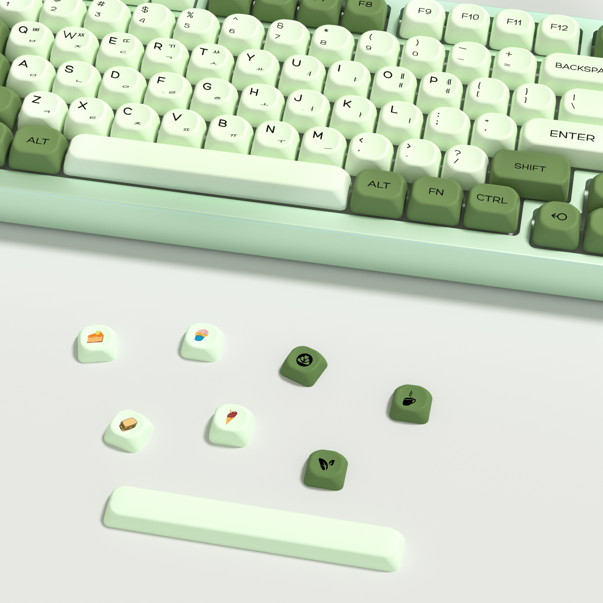 KBDiy Matcha Korean Keycap Gre - Gaming Keyboard No Number Pad incelemesi ve fiyatı