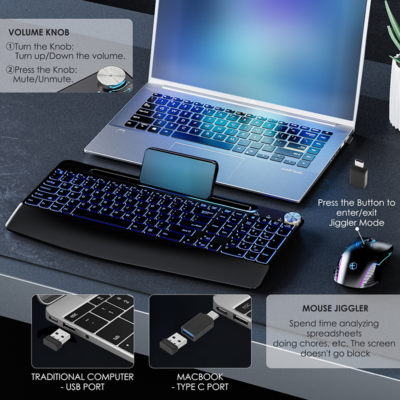 2.4G&Type-C Wireless Keyboard  - Gaming Keyboard And Mouse Combo incelemesi ve fiyatı