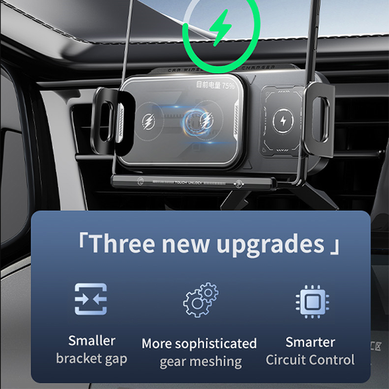 Car Wireless Charger Dual Coil - Coiled Usb Cable incelemesi ve fiyatı