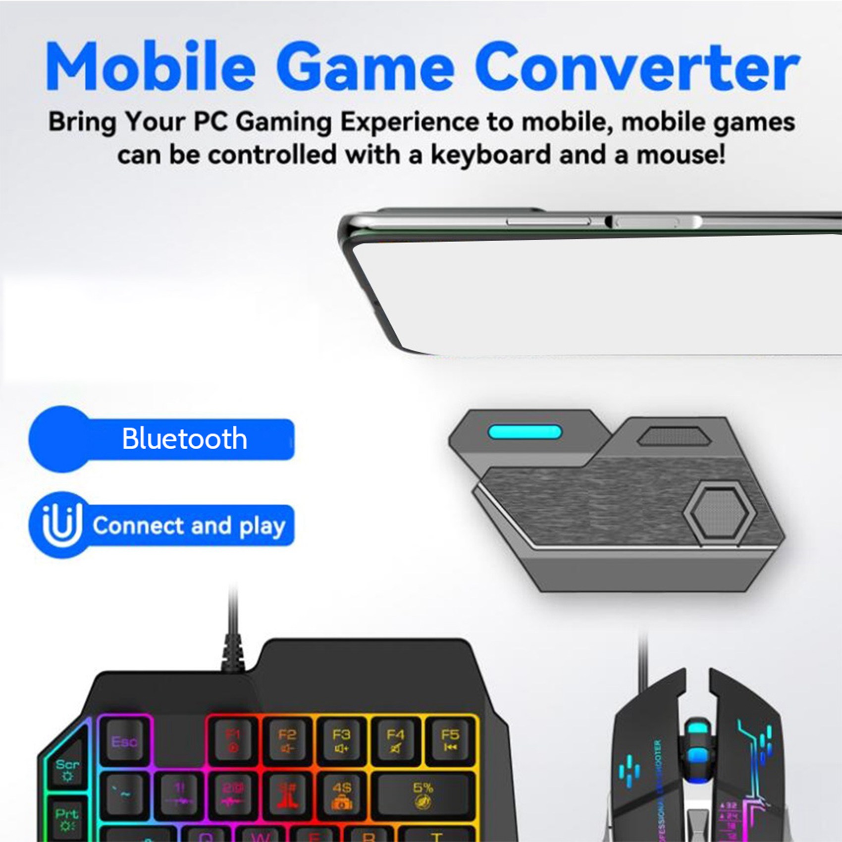 ONNL Gamepad Mobile PUBG Contr - Gaming Keyboard And Mouse Converter For Mobile incelemesi ve fiyatı