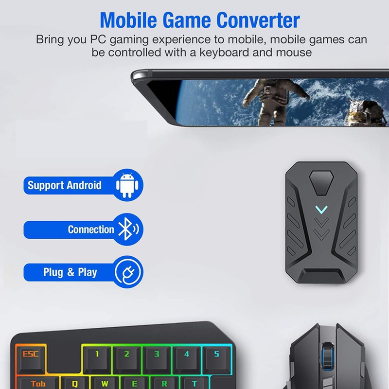 Portable Mobile Gaming Keyboar - Gaming Keyboard And Mouse Converter For Mobile incelemesi ve fiyatı