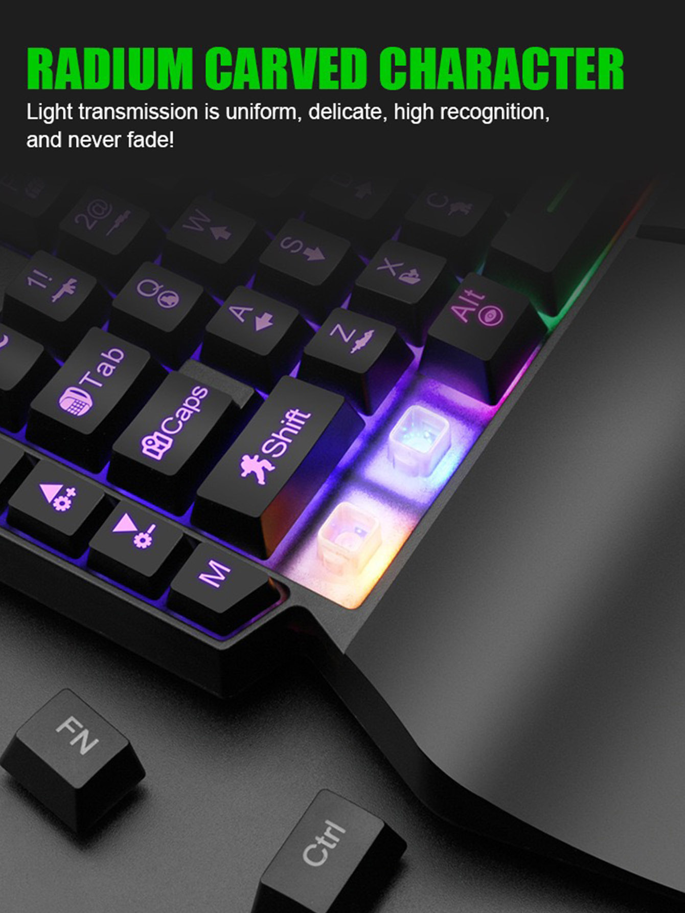 Mechanical one-handed light ga - Gaming Keyboard 1 Hand incelemesi ve fiyatı
