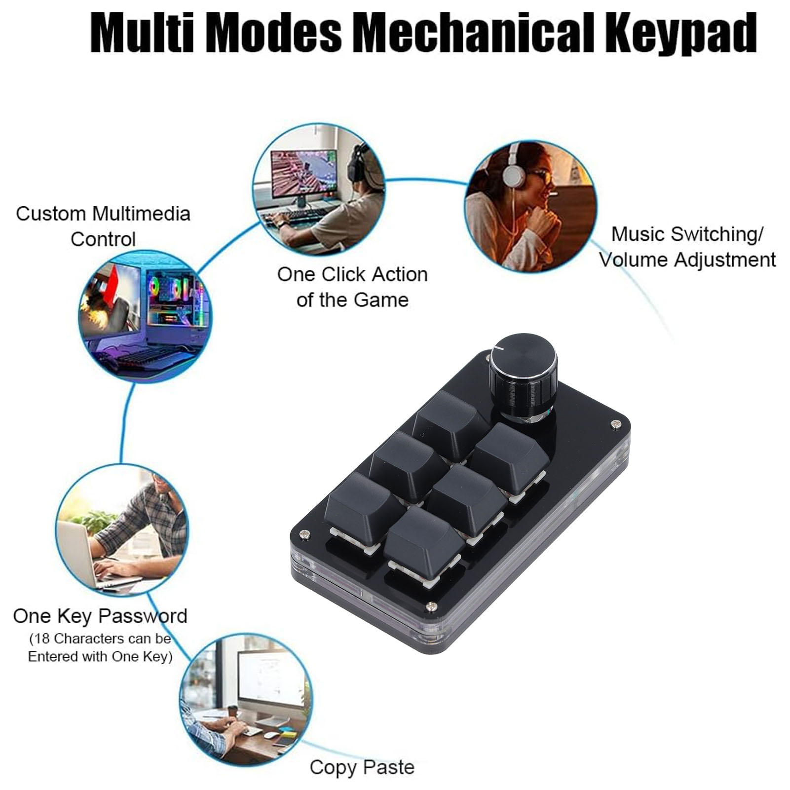 Mini Macro Mechanical Gaming K - Gaming Keyboard 1 Hand incelemesi ve fiyatı