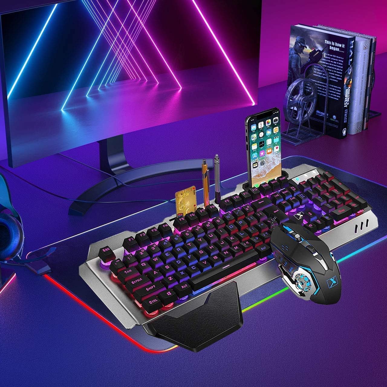 RGB Gaming Keyboard Mouse Comb - Gaming Keyboard No Number Pad incelemesi ve fiyatı