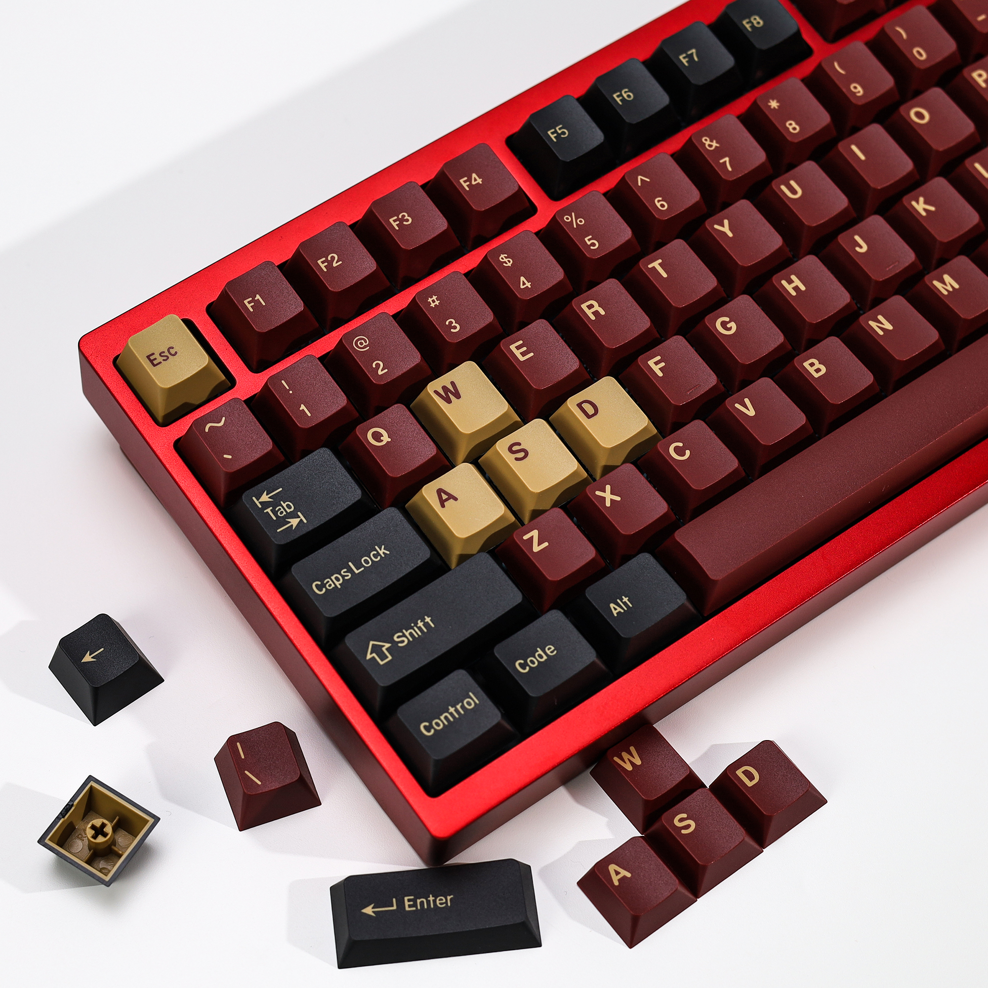 KBDiy GMK Keycap Double Shot C - Gaming Keyboard No Number Pad incelemesi ve fiyatı
