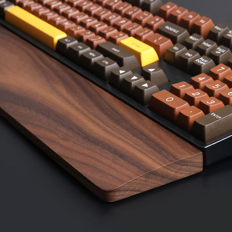 One-Hand Oak Walnut Wooden Key - Wrist Rest Wood incelemesi ve fiyatı