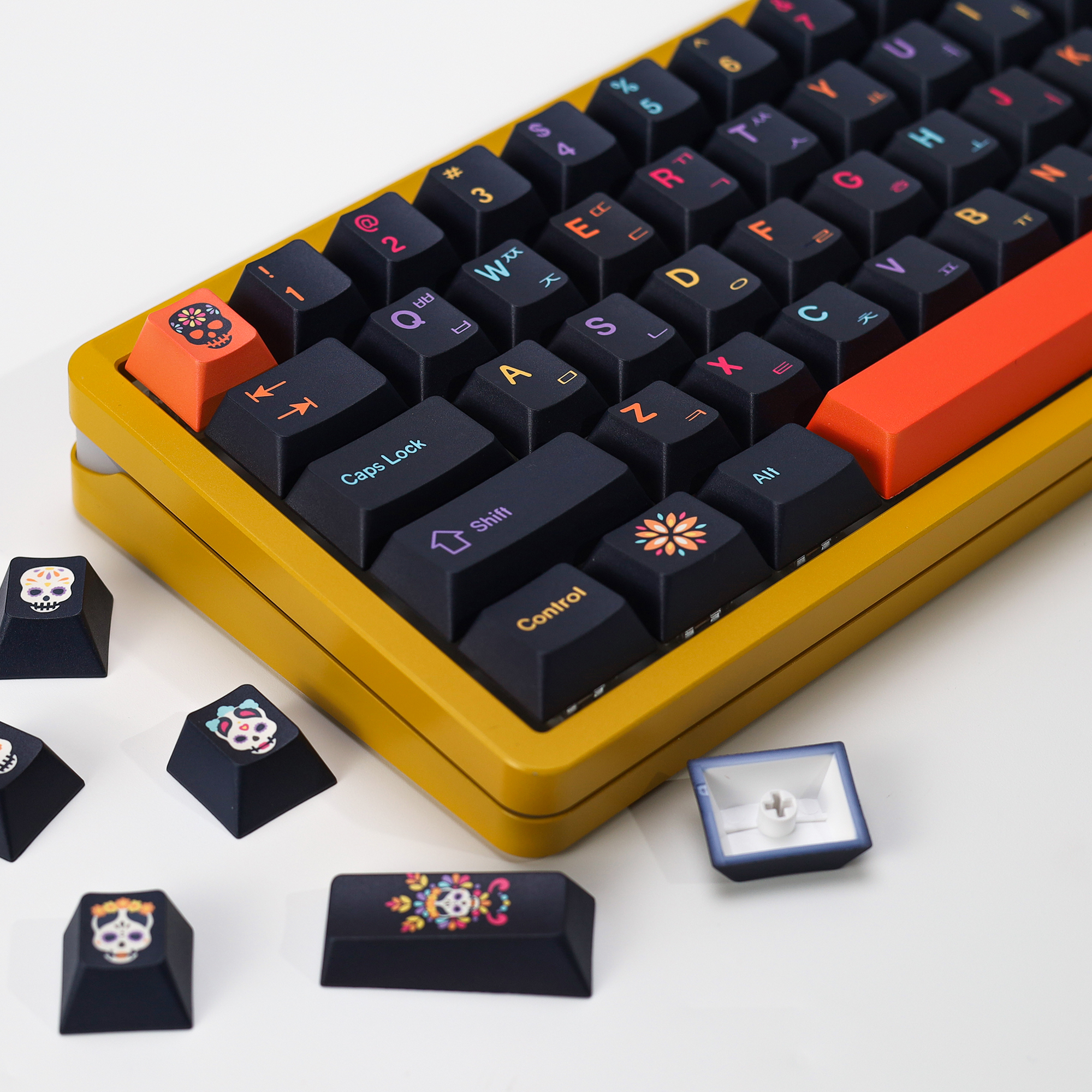 KBDiy GMK Mictlan Cherry Profi - Gaming Keyboard No Number Pad incelemesi ve fiyatı