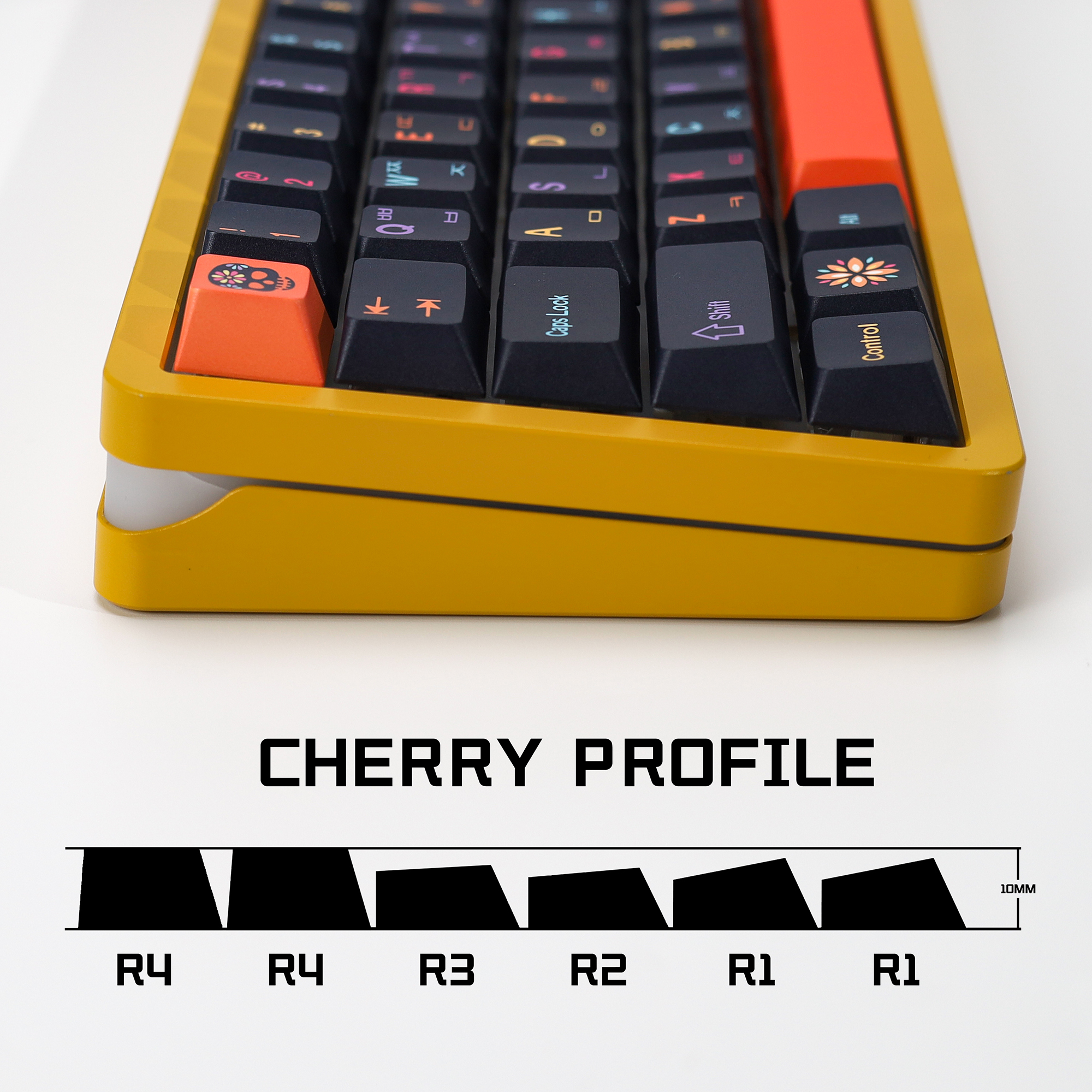 KBDiy GMK Mictlan Cherry Profi - Gaming Keyboard No Number Pad incelemesi ve fiyatı