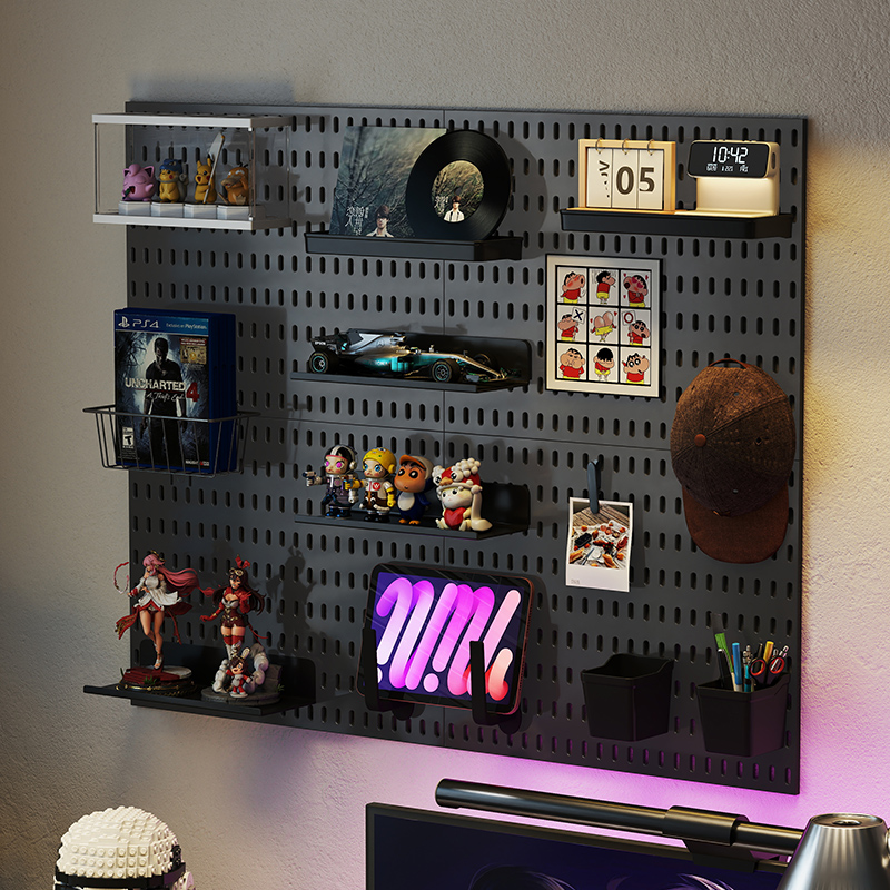 Adhesive Pegboard Shelf for Ga - Gaming Keyboard Mouse incelemesi ve fiyatı