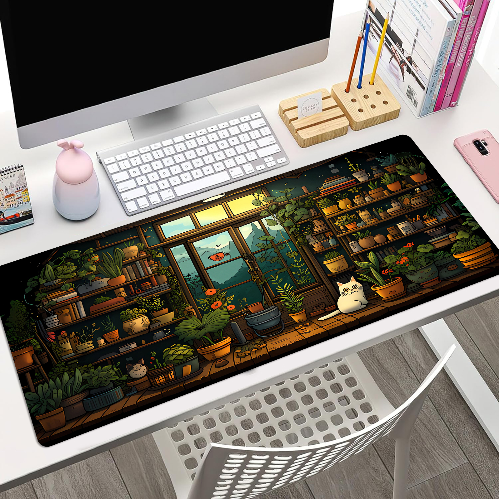 Cute Cat Mouse Pad Desk Pad Ka - Gaming Keyboard Mouse incelemesi ve fiyatı