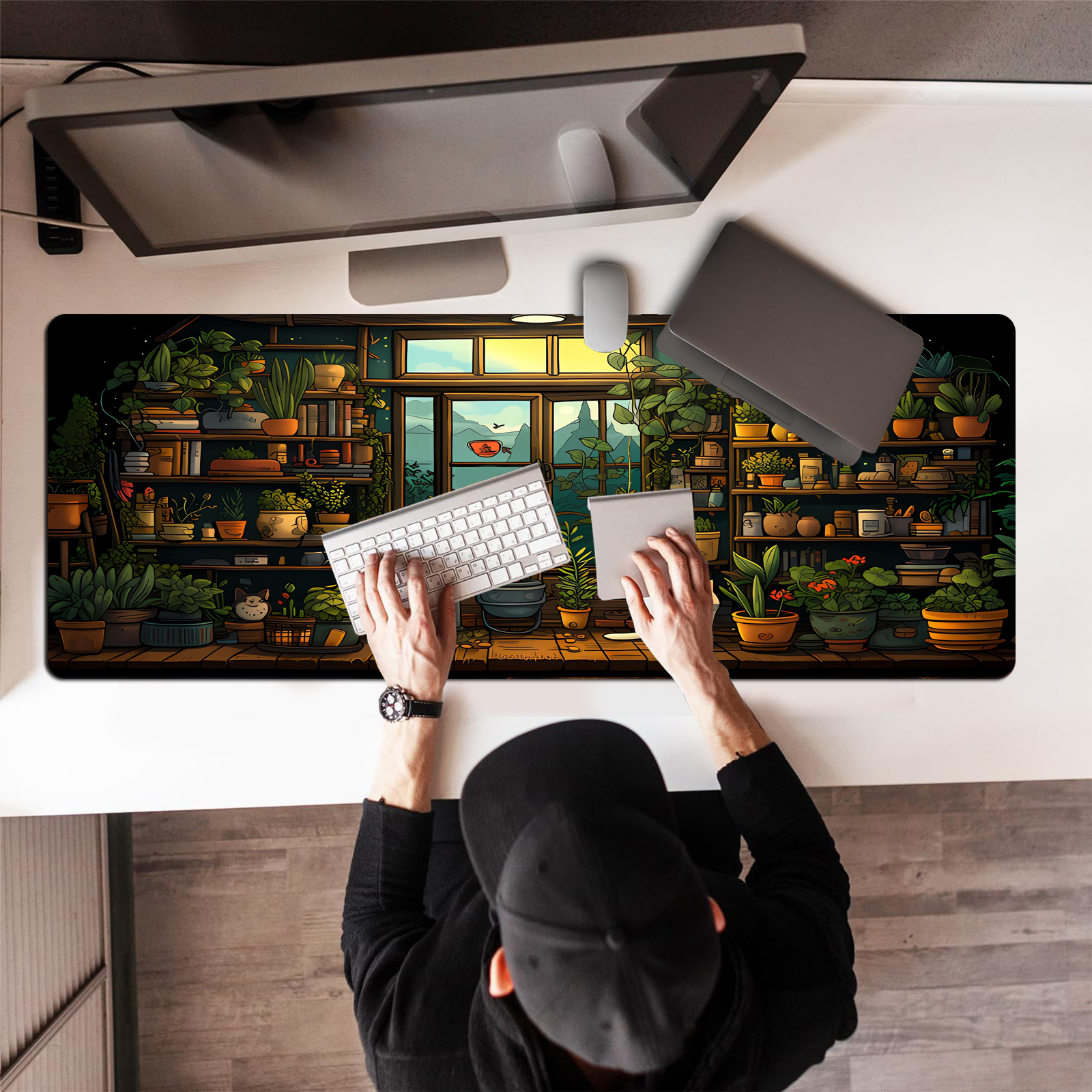 Cute Cat Mouse Pad Desk Pad Ka - Gaming Keyboard Mouse incelemesi ve fiyatı