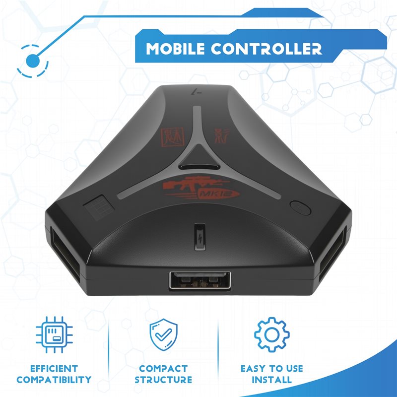 New-1 Piece MK12 Plug And Paly - Gaming Keyboard And Mouse Converter For Mobile incelemesi ve fiyatı