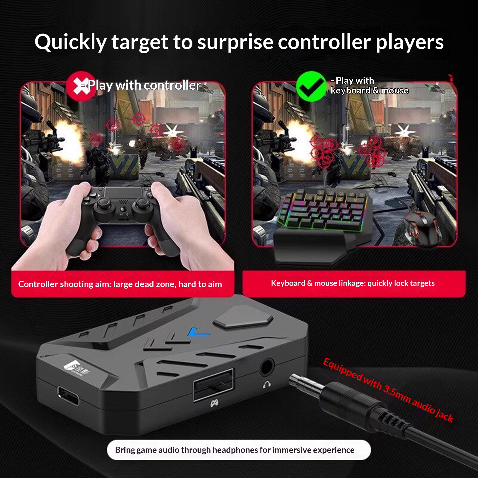 Master Pro Gaming Keyboard and - Gaming Keyboard And Mouse Converter For Mobile incelemesi ve fiyatı