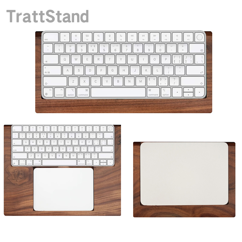 2 in 1 Walnut Solid Wooden Tra - Wrist Rest Wood incelemesi ve fiyatı