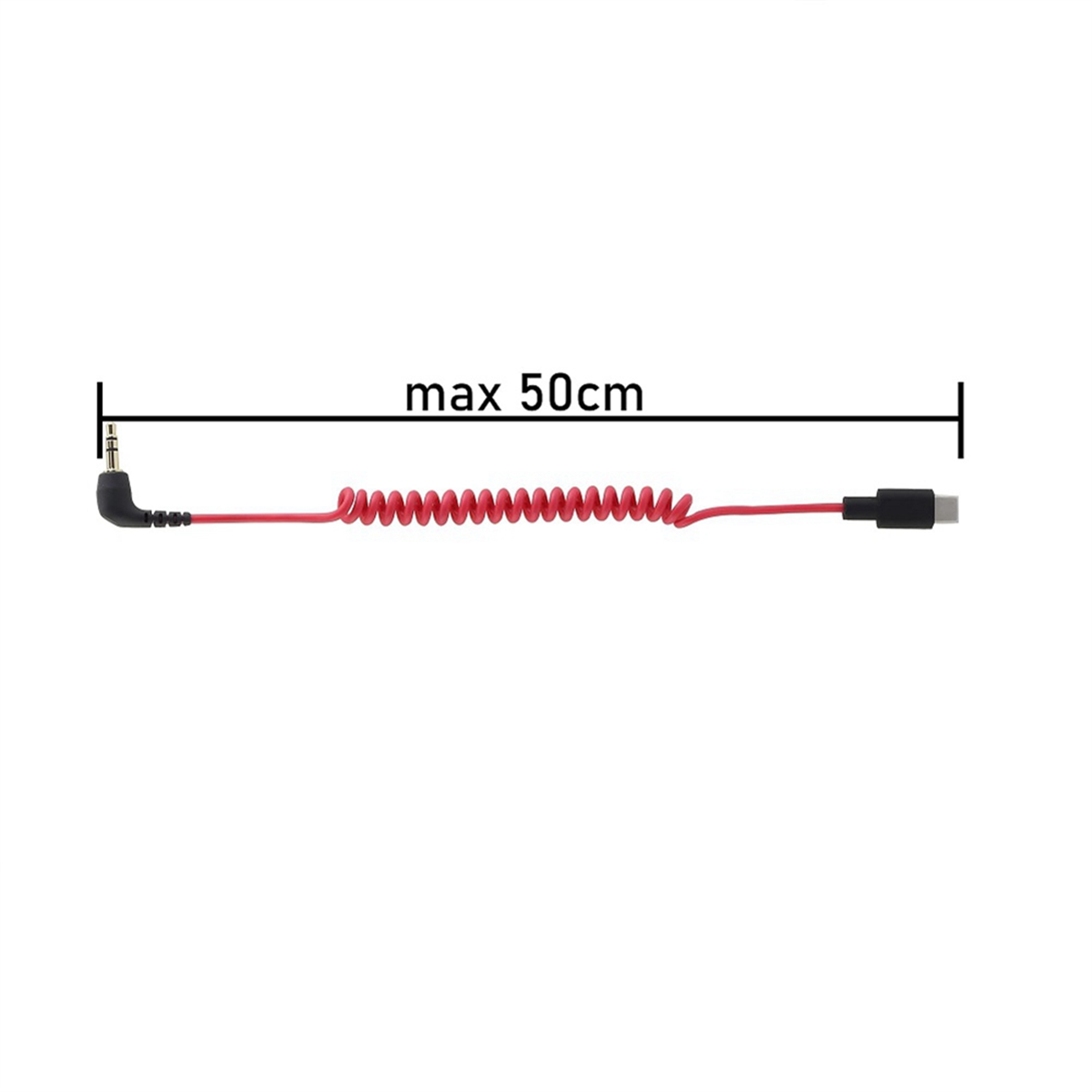 USB C to 3.5mm Cable for RODE  - Coiled Usb Cable incelemesi ve fiyatı