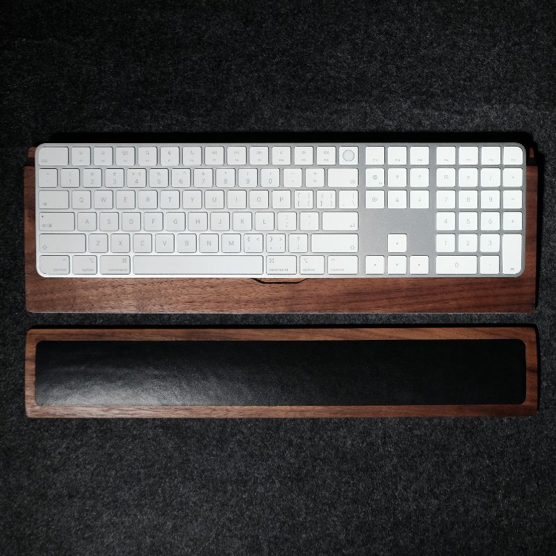 Woody Cowhide Palm Rest for Me - Gaming Keyboard Hand incelemesi ve fiyatı
