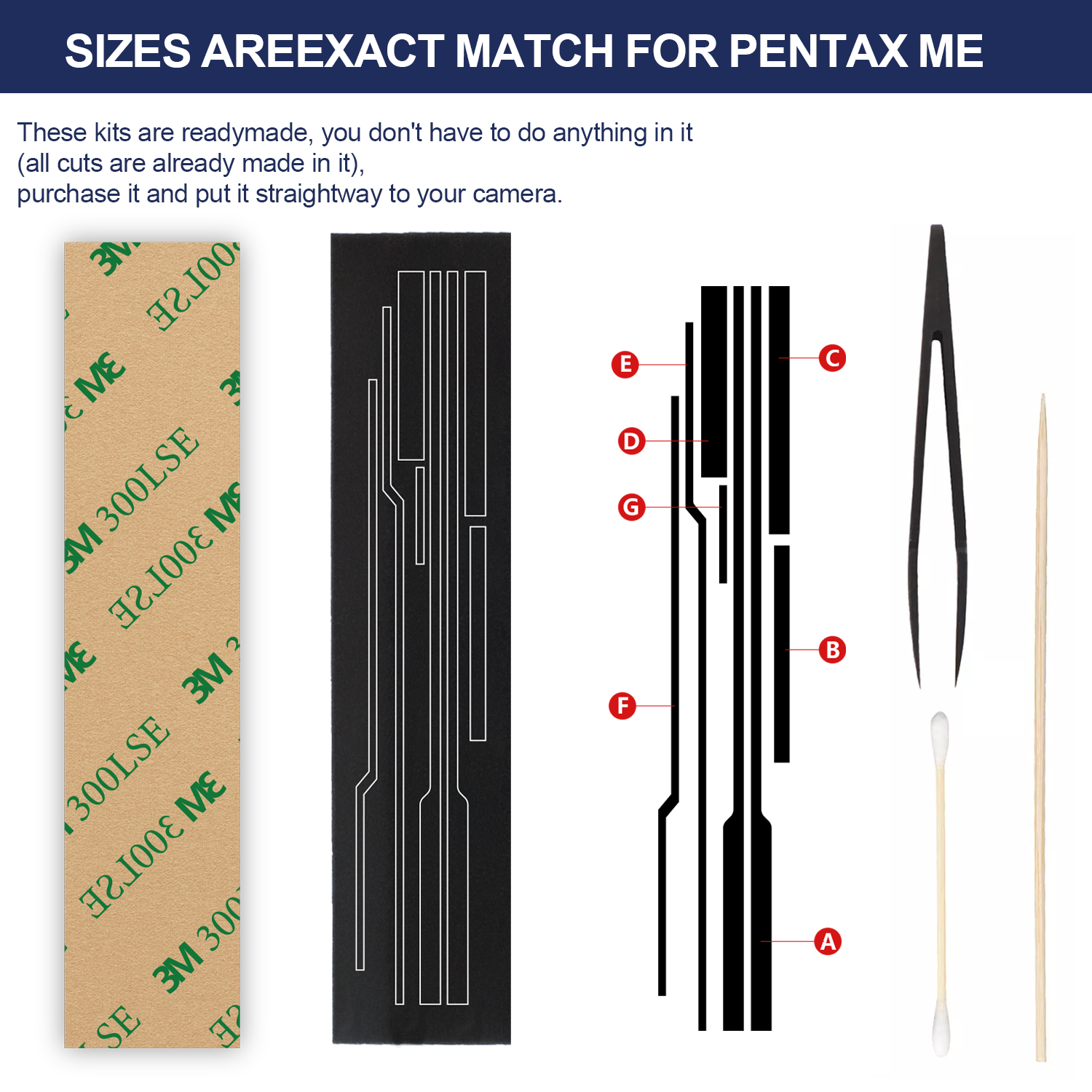 Pentax ME ME Super MG MV1 Came - Polyurethane Foam Sheet incelemesi ve fiyatı