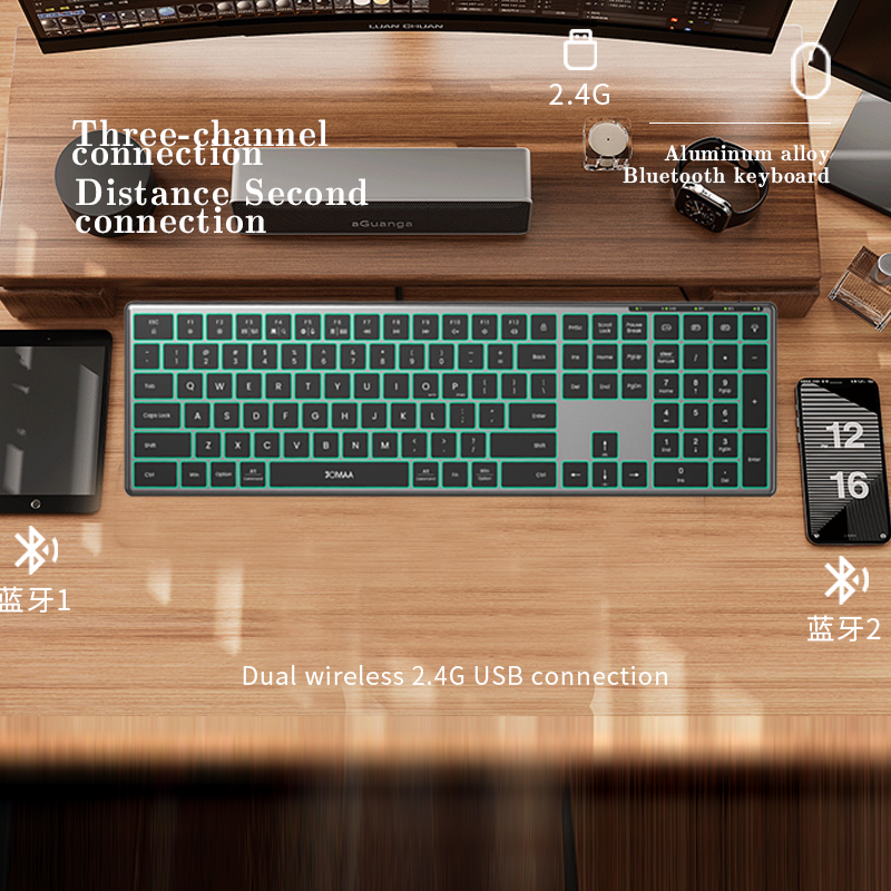 Backlight Bluetooth Keyboard M - Gaming Keyboard No Number Pad incelemesi ve fiyatı