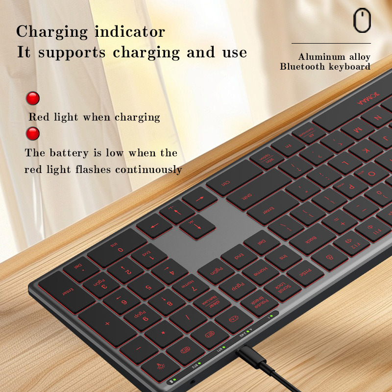 Backlight Bluetooth Keyboard M - Gaming Keyboard No Number Pad incelemesi ve fiyatı
