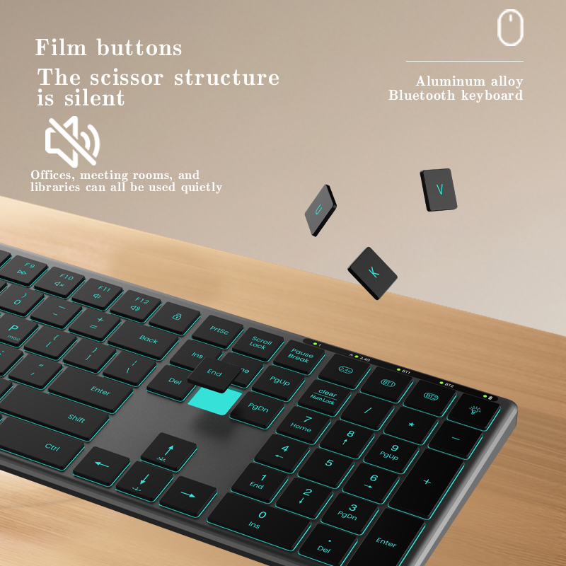 Backlight Bluetooth Keyboard M - Gaming Keyboard No Number Pad incelemesi ve fiyatı