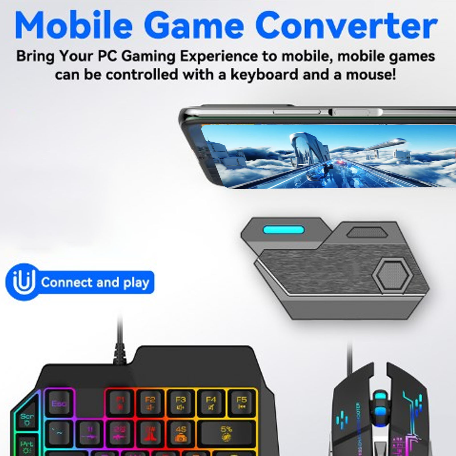 Mobile Game Combo Pack Bluetoo - Gaming Keyboard And Mouse Combo incelemesi ve fiyatı