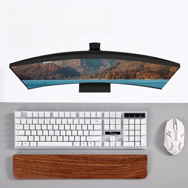 Solid Wood Keyboard Palm Rest  - Gaming Keyboard And Mouse Combo incelemesi ve fiyatı