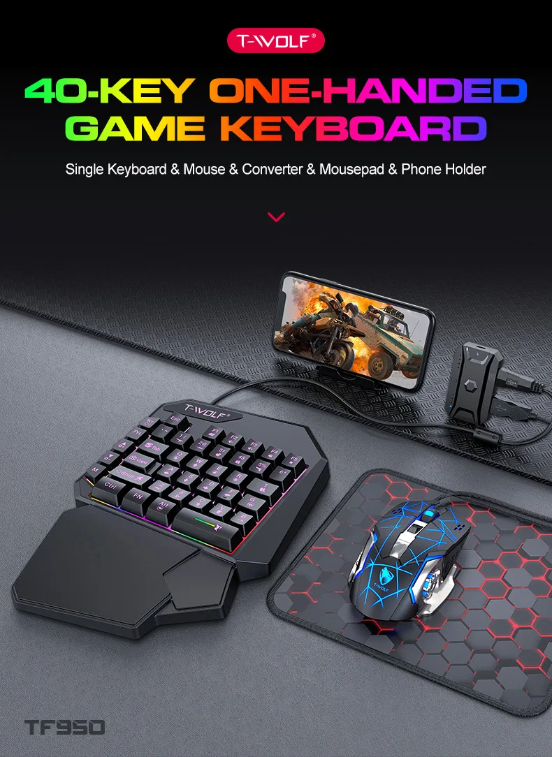 Kit Mobilador Gamer Kit Gaming - Gaming Keyboard And Mouse Converter For Mobile incelemesi ve fiyatı