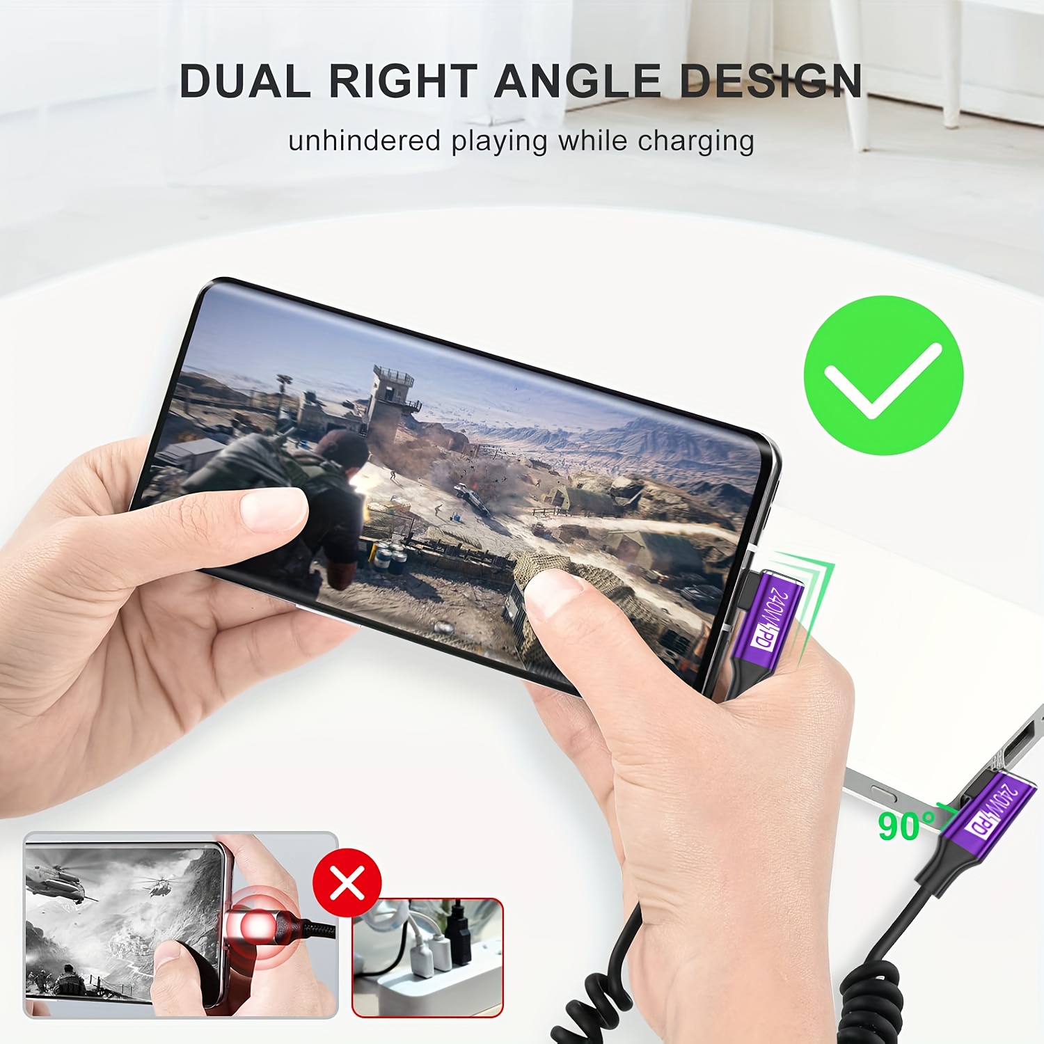 USB-C to USB-C Coiled Cable wi - Coiled Usb Cable incelemesi ve fiyatı