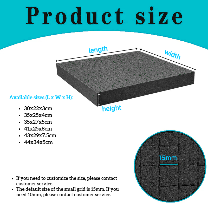Pre-cut Foam Insert Precorte S - Polyurethane Foam Sheet incelemesi ve fiyatı
