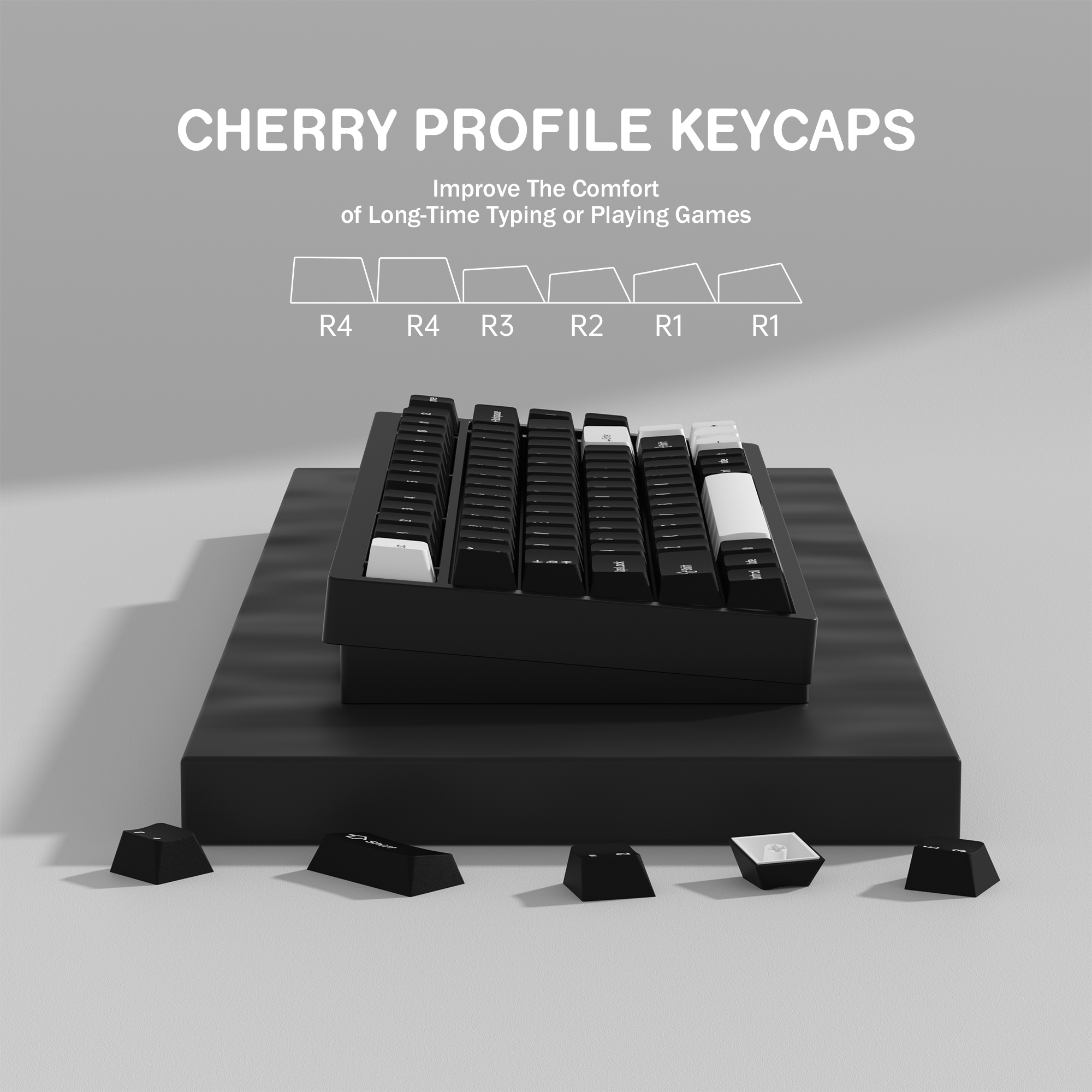 KBDiy GMK WOB Keycap Cherry Pr - Gaming Keyboard No Number Pad incelemesi ve fiyatı