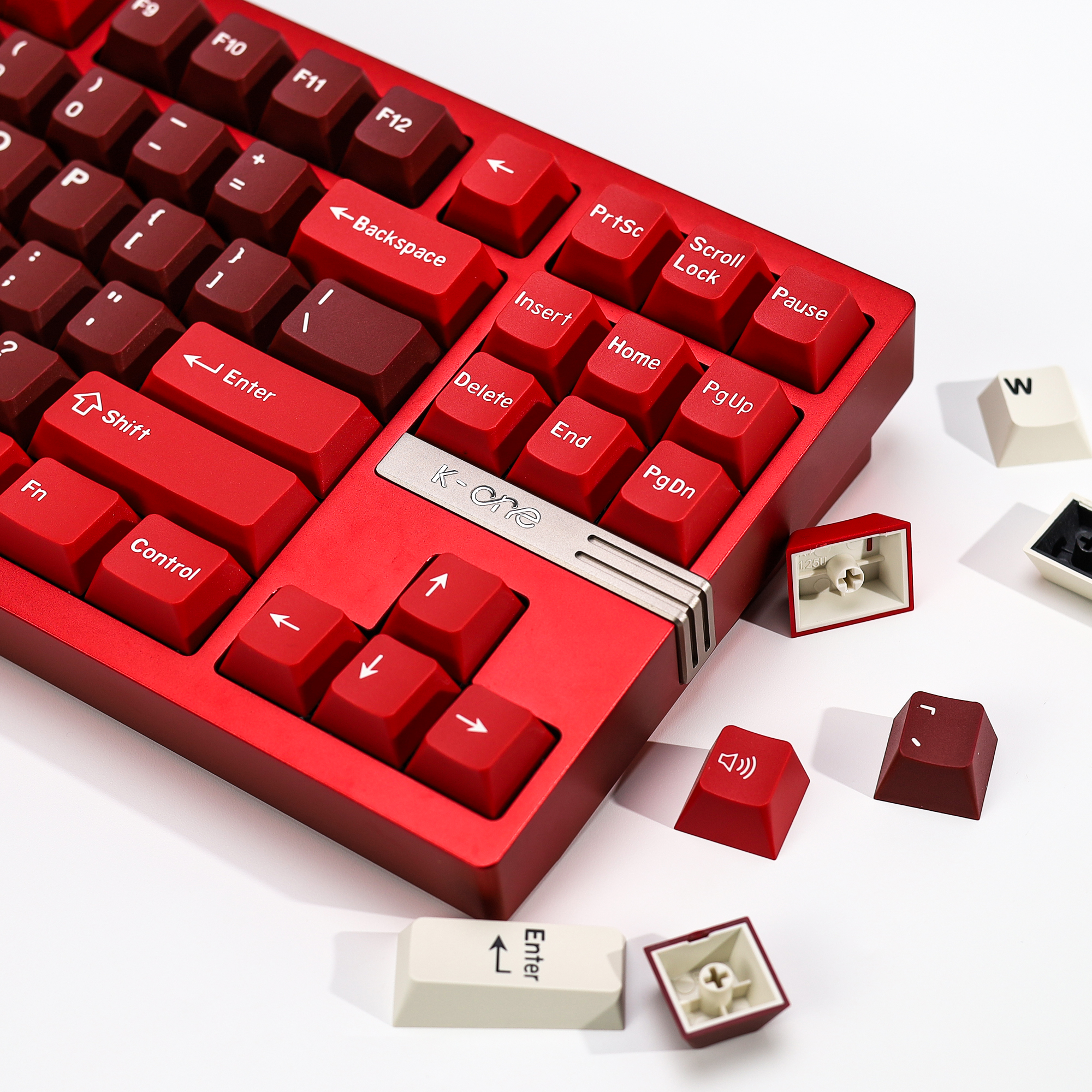KBDiy GMK Jamon Keycap Red Ret - Gaming Keyboard No Number Pad incelemesi ve fiyatı