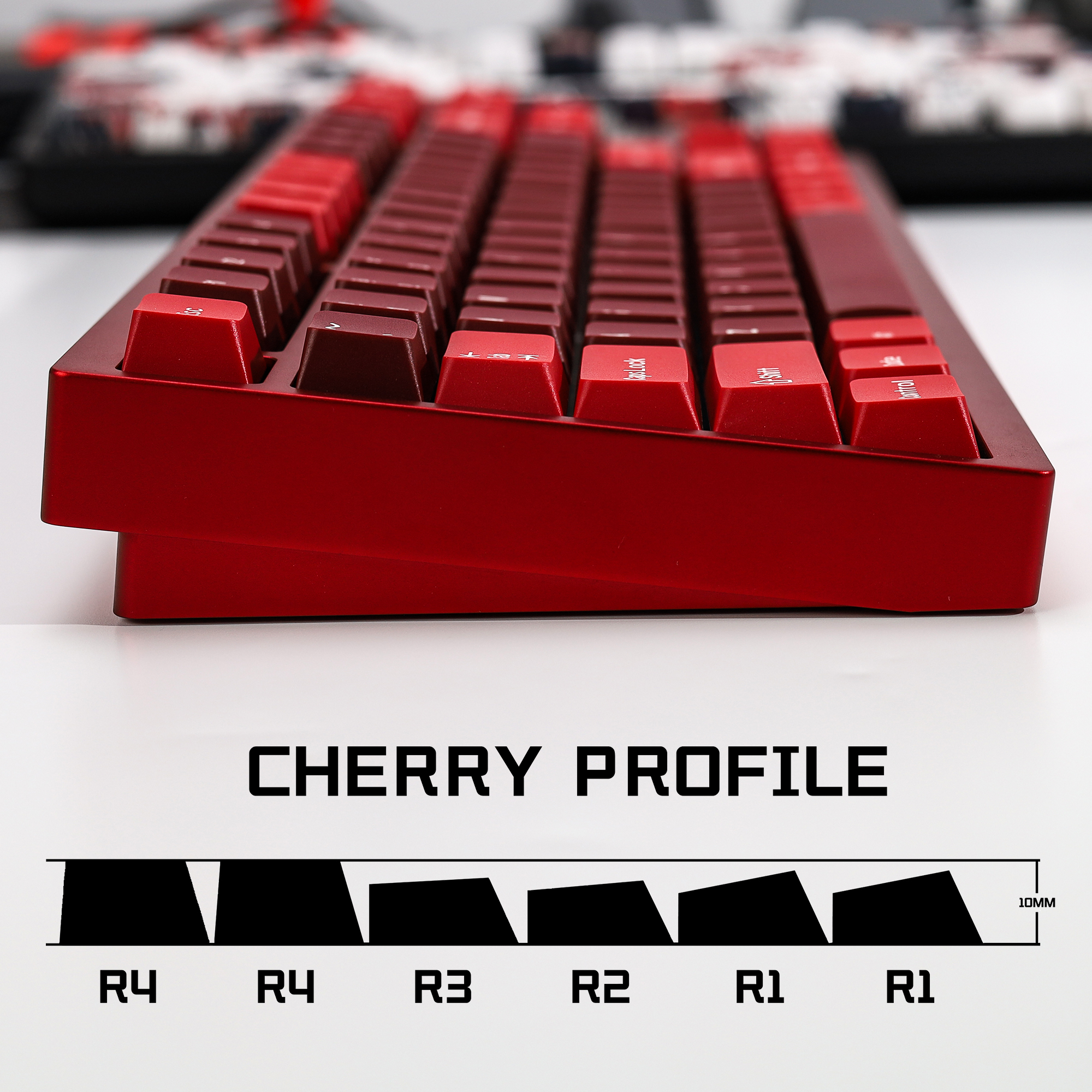 KBDiy GMK Jamon Keycap Red Ret - Gaming Keyboard No Number Pad incelemesi ve fiyatı