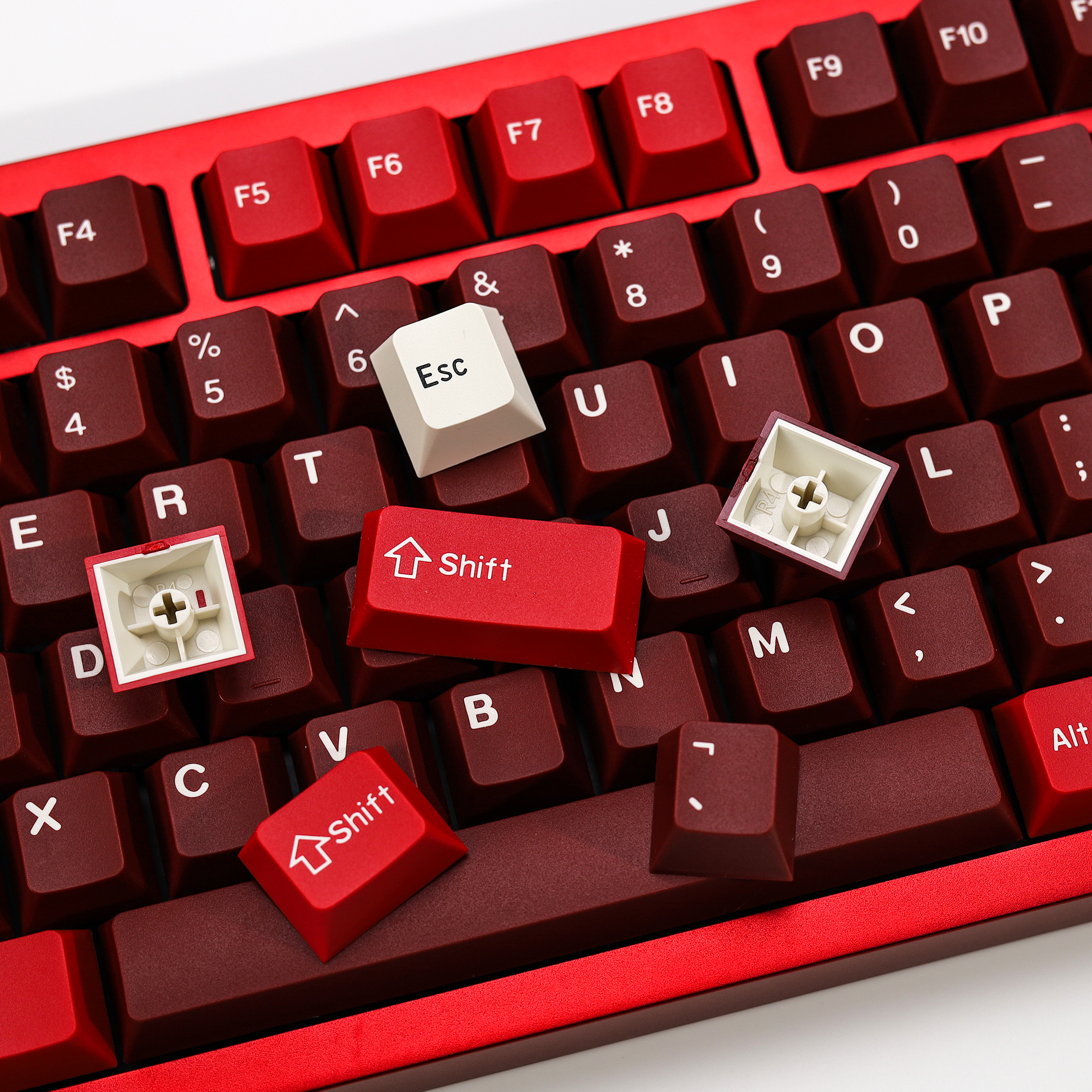 KBDiy GMK Jamon Keycap Red Ret - Gaming Keyboard No Number Pad incelemesi ve fiyatı