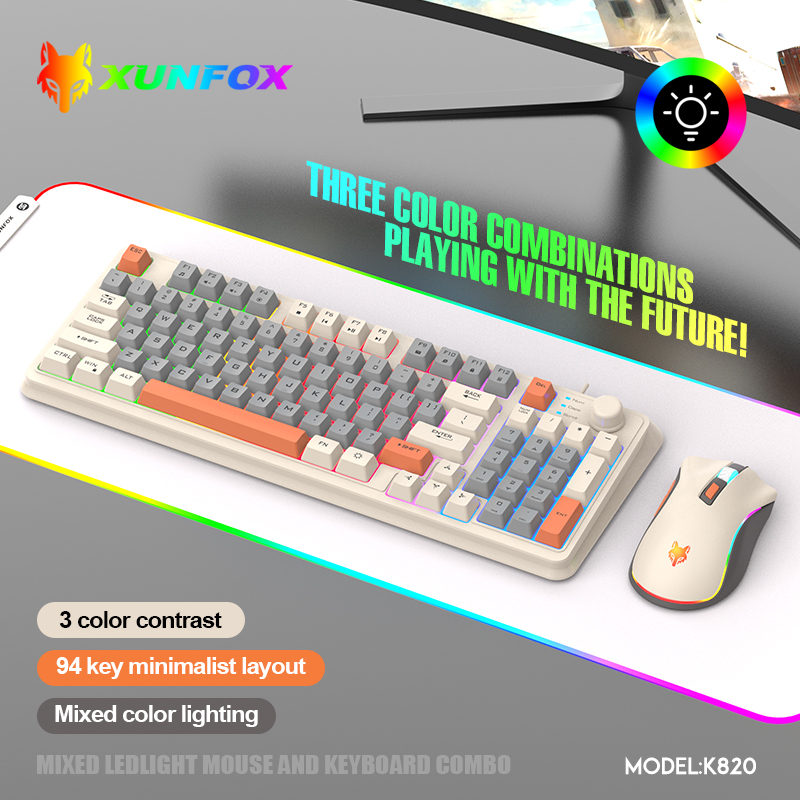 K820 USB Wired Game Keyboard M - Gaming Keyboard And Mouse Combo incelemesi ve fiyatı
