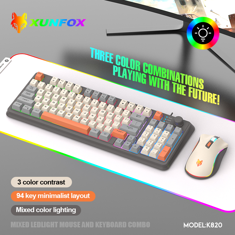 K820 USB Wired Game Keyboard M - Gaming Keyboard And Mouse Combo incelemesi ve fiyatı