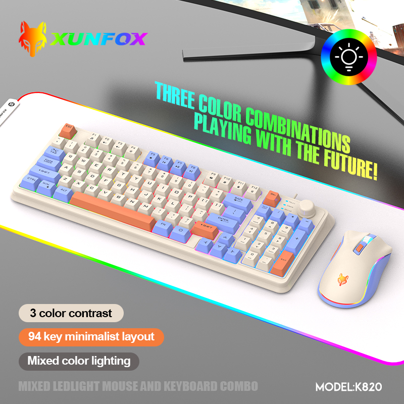 K820 USB Wired Game Keyboard M - Gaming Keyboard And Mouse Combo incelemesi ve fiyatı