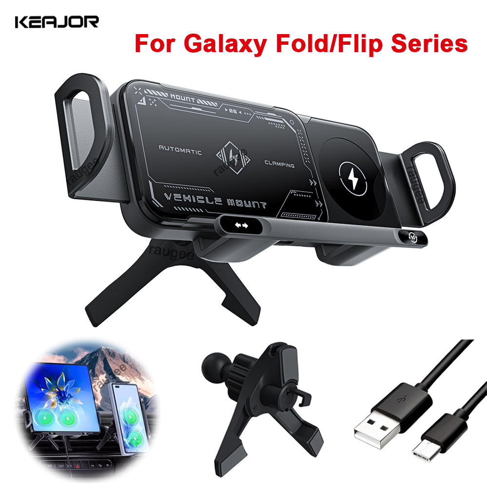 Car Wireless Charger Dual Coil - Coiled Usb Cable incelemesi ve fiyatı