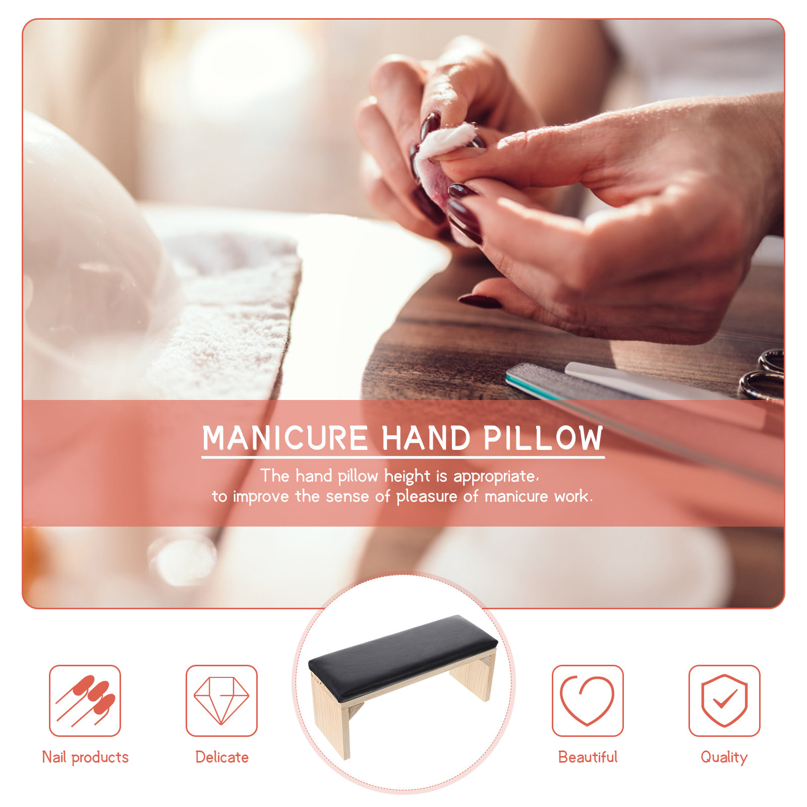 1Pcs Wooden Wrist Rest Pillow  - Wrist Rest Wood incelemesi ve fiyatı