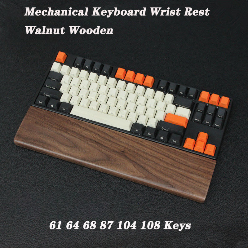 Walnut Wood Mechanical Keyboar - Wrist Rest Wood incelemesi ve fiyatı