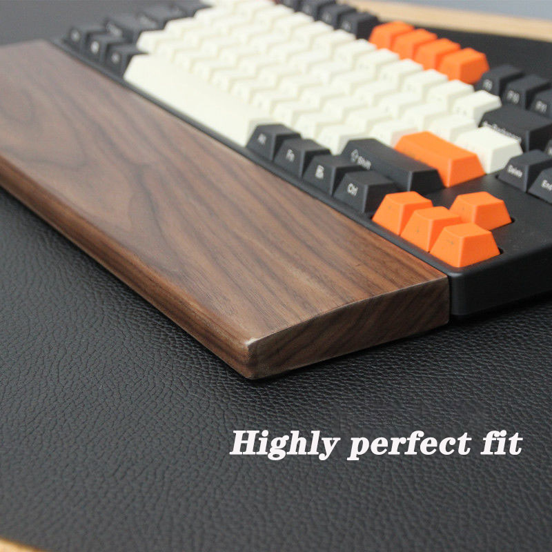 Walnut Wood Mechanical Keyboar - Wrist Rest Wood incelemesi ve fiyatı
