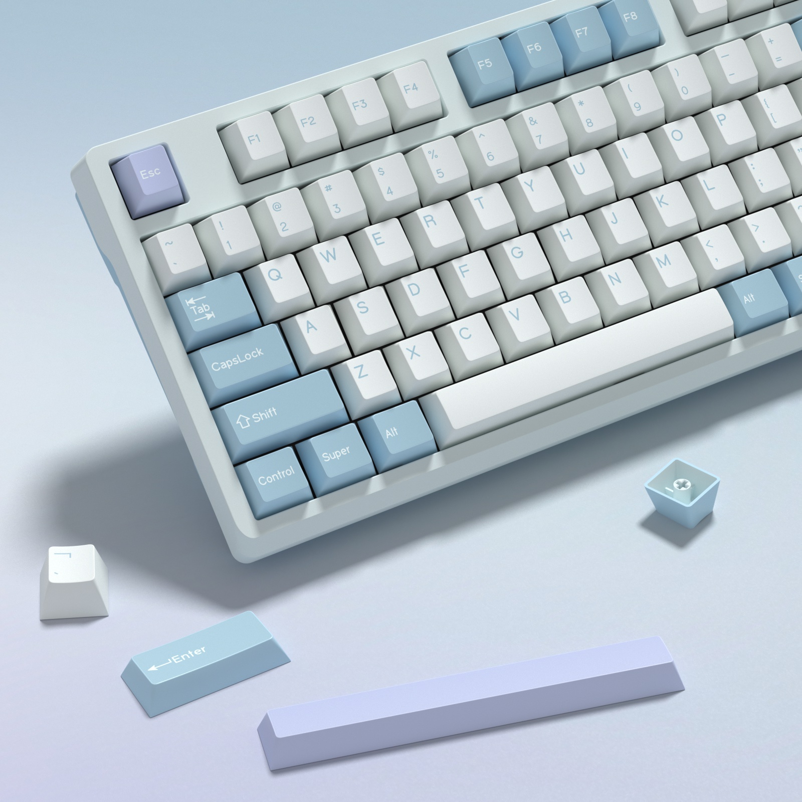 KBDiy GMK Illusion Keycap Cher - Gaming Keyboard No Number Pad incelemesi ve fiyatı