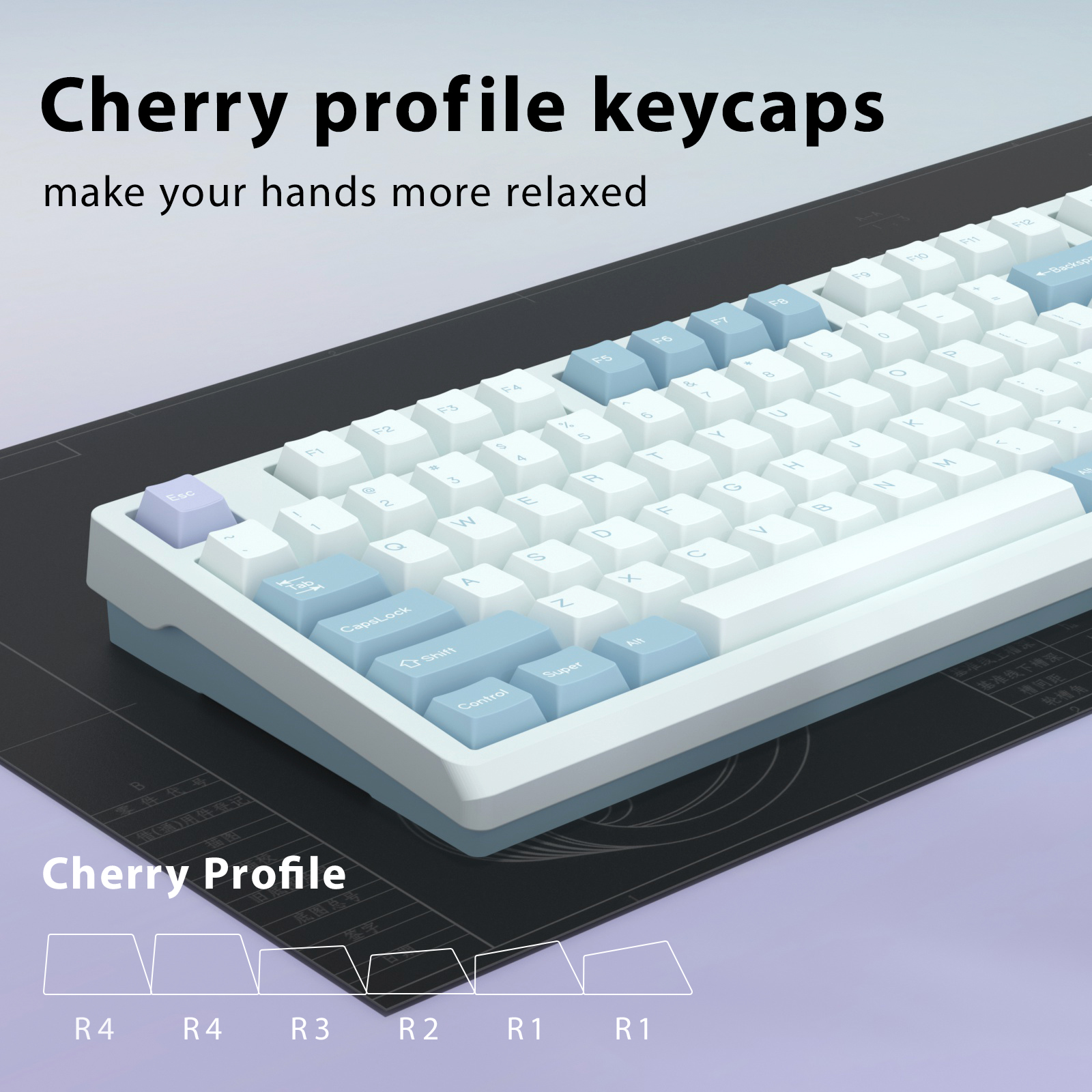 KBDiy GMK Illusion Keycap Cher - Gaming Keyboard No Number Pad incelemesi ve fiyatı