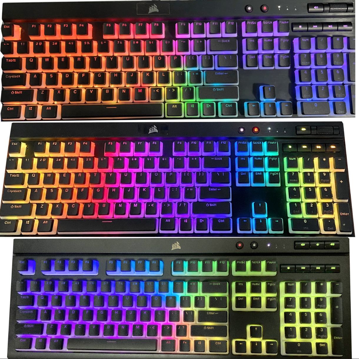 Translucent Corsair Pudding Ke - Gaming Keyboard Corsair incelemesi ve fiyatı