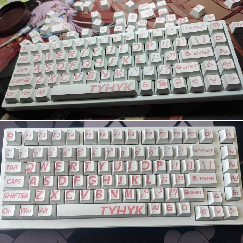 132Keys Big Letter PBT Keycap  - Gaming Keyboard Best incelemesi ve fiyatı